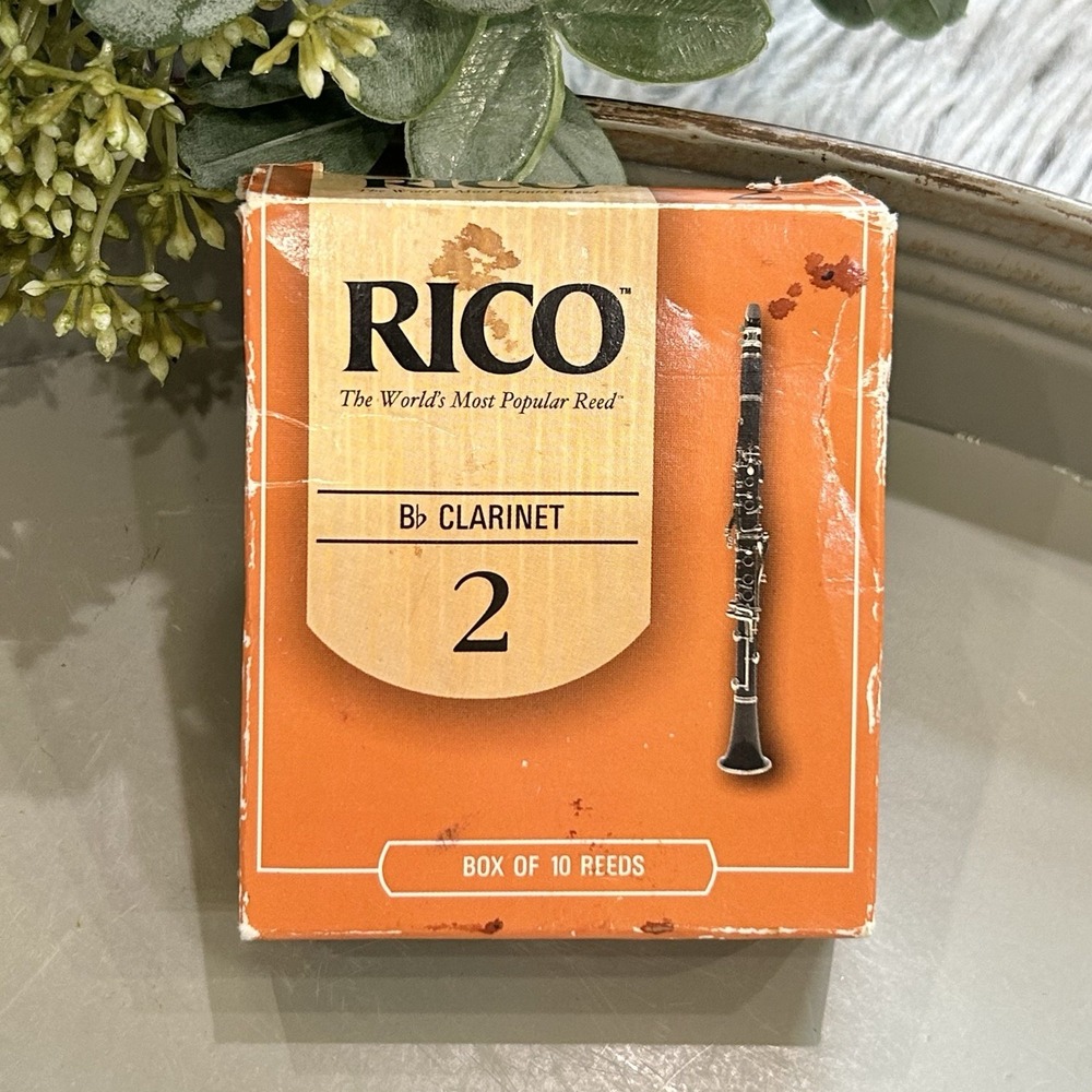 RICO Bb Clarinet Reeds, Strength 2 (5 Pack Only)